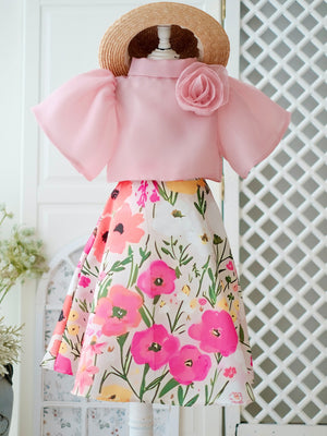 Sinag Kamisa Top | Dusty Pink
