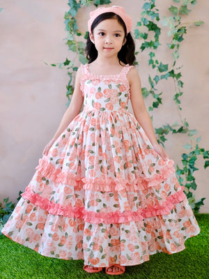 Ingrid Peach Ombre Dress