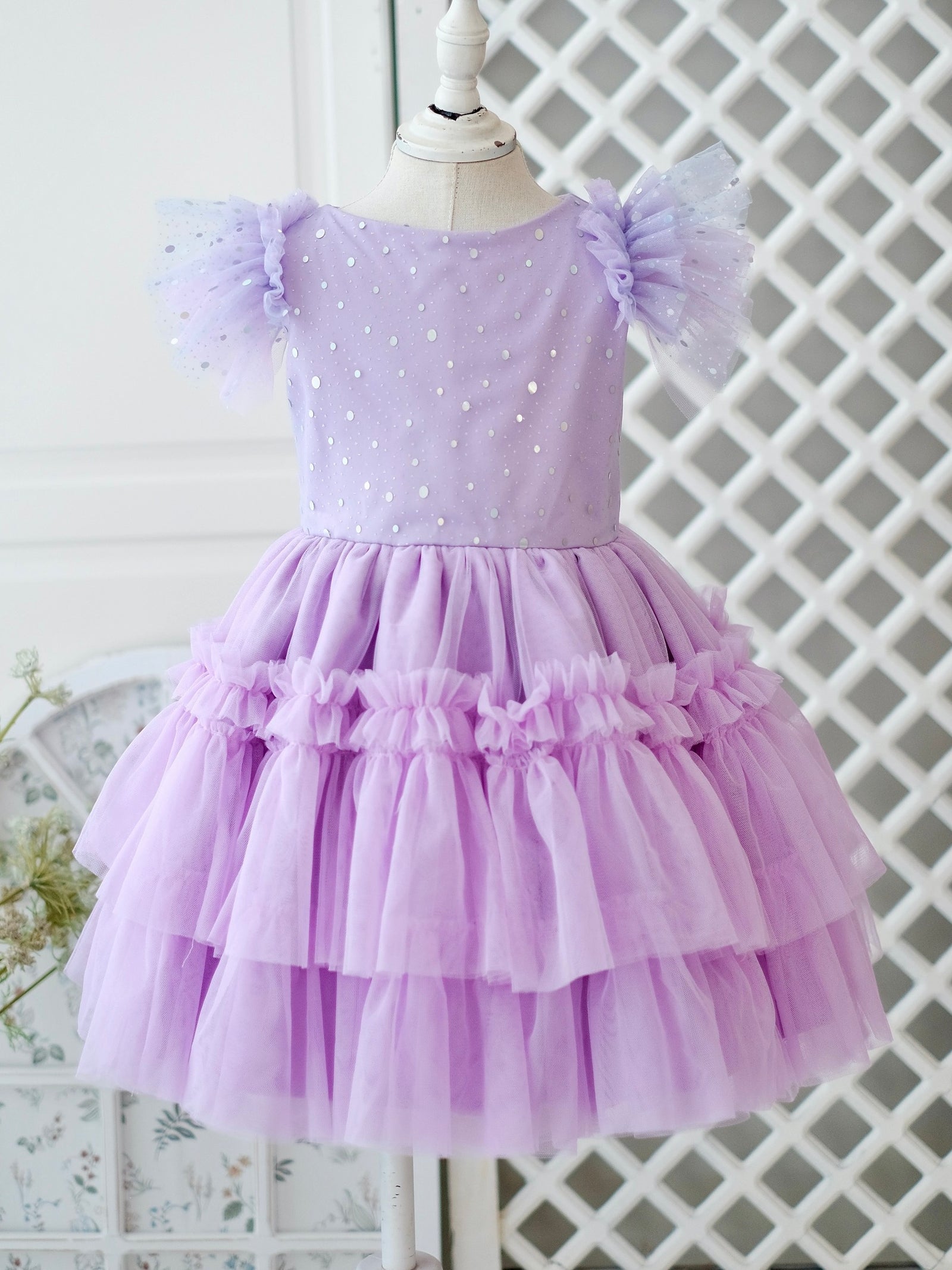 Charlotte Tutu Dress | Purple