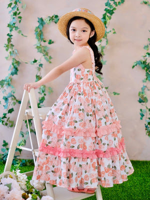 Ingrid Peach Ombre Dress