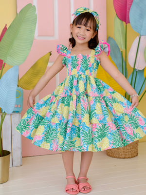 Amina Mini Dress | Pineapple