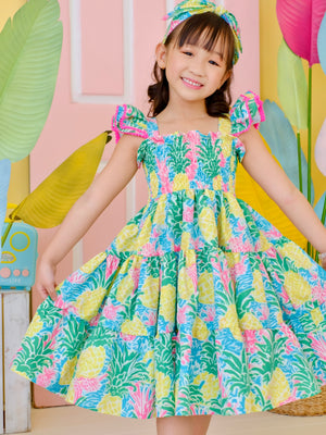 Amina Mini Dress | Pineapple