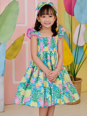 Amina Mini Dress | Pineapple