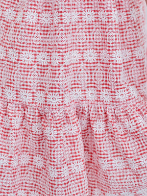 Tilda Dress | Embroidered Gingham