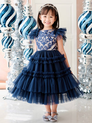 Charlotte Midi Dress | Midnight Blue | Pre-order