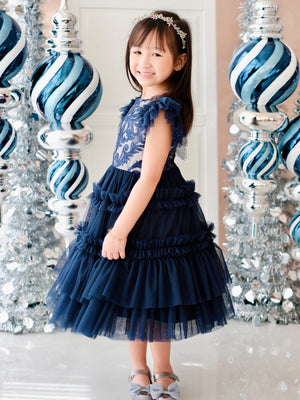 Charlotte Midi Dress | Midnight Blue | Pre-order