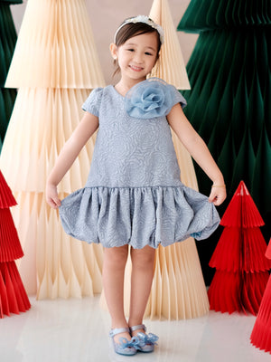 Fleurine Dress | Dusty Blue