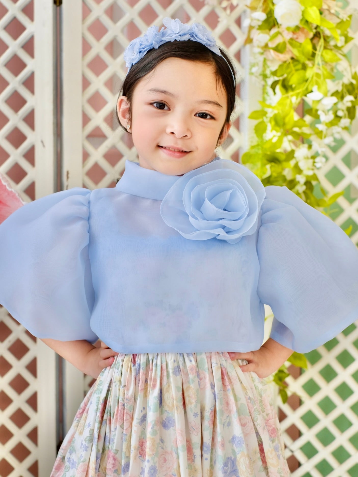 Sinag Kamisa Top | Baby Blue