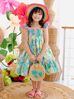 Amina Mini Dress | Pineapple