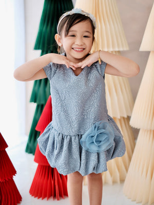 Fleurine Dress | Dusty Blue