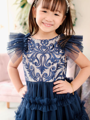 Charlotte Midi Dress | Midnight Blue | Pre-order