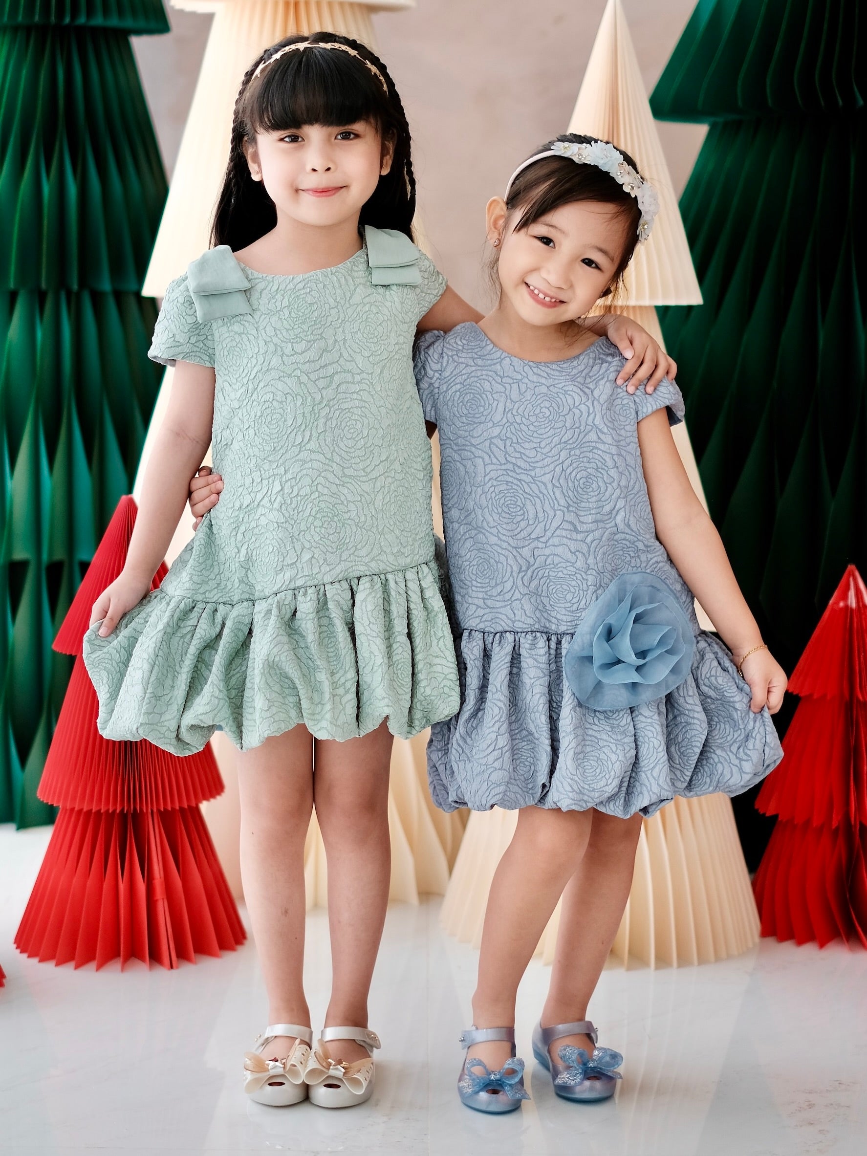 Fleurine Dress | Dusty Blue