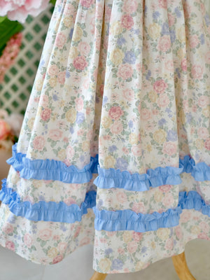 Henriette Skirt | Tea Party Blue | Pre-order