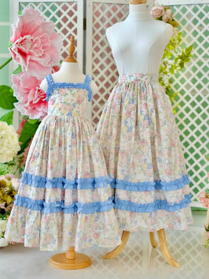 Henriette Skirt | Tea Party Blue | Pre-order