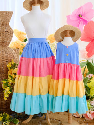 Baila Color Block Skirt | Women