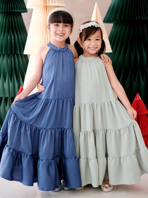 Palma Maxi Dress with Sash | Sage Green