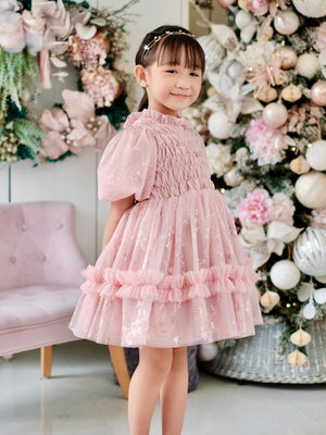 Sabrina Mini Dress | Rose Gold and Blush