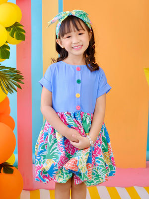Ava Bubble Dress | Pineapple