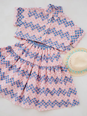 Jessie Set | Semi Crop Top & Skirt