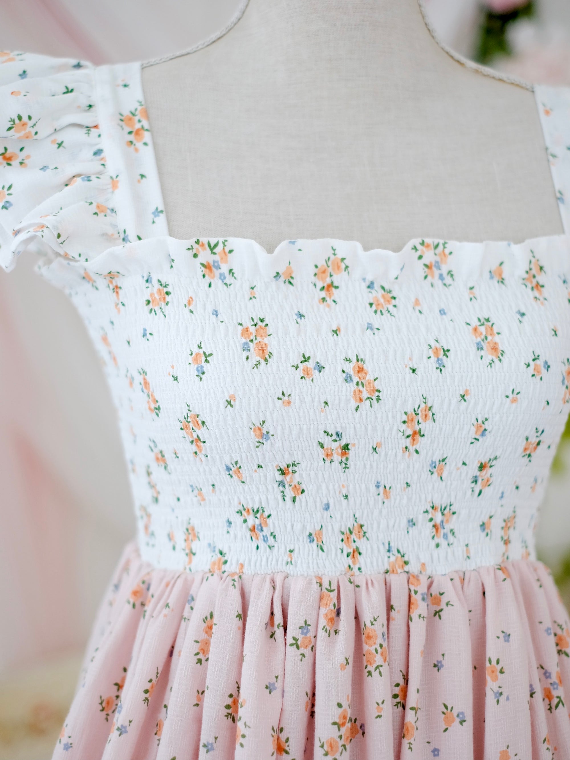 Amina Dress | Blush Floral | Women