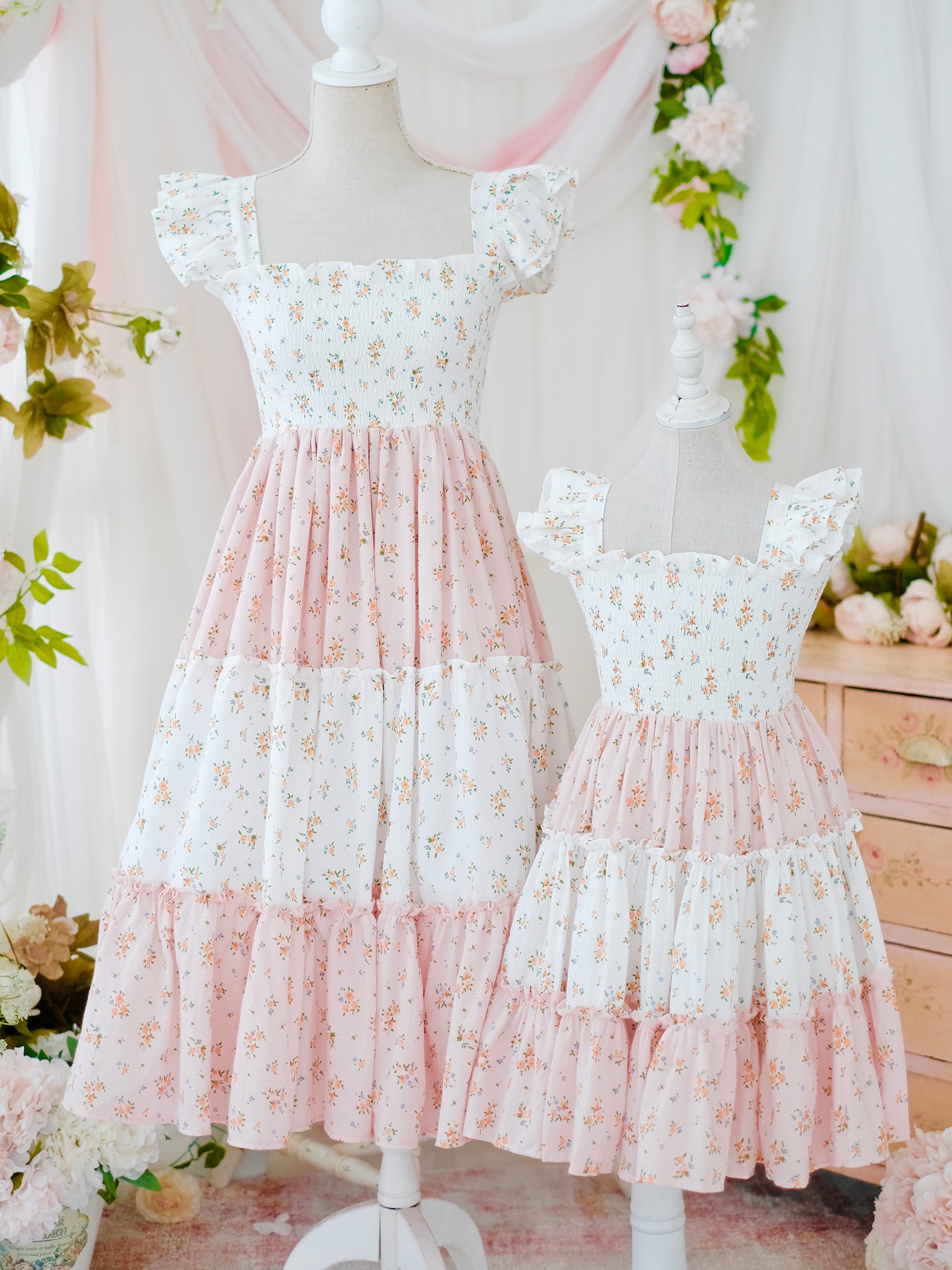Amina Dress | Blush Floral | Women
