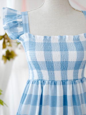 Amina Long Midi Dress in Linen | Women