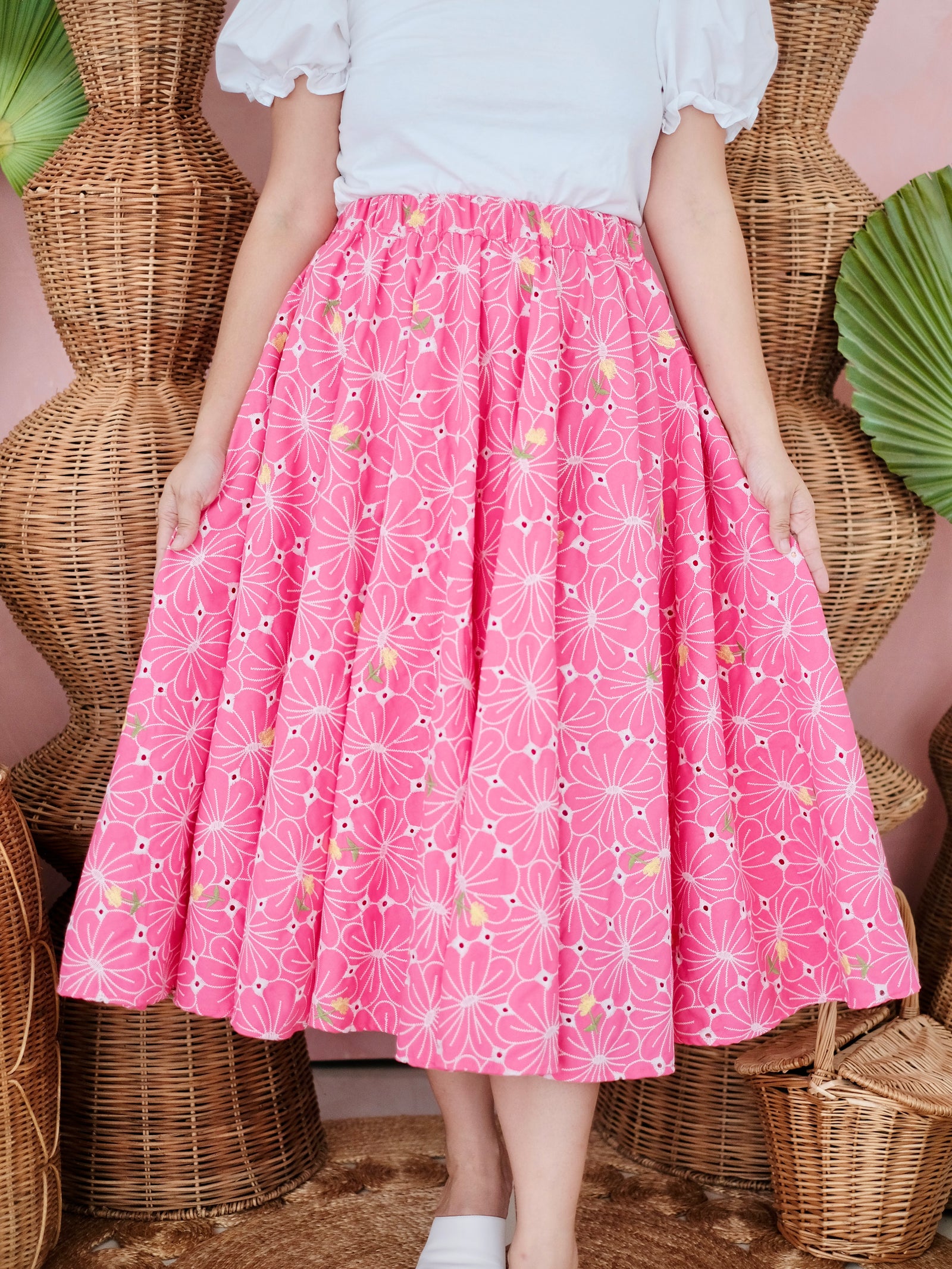 Sicily Skirt | Pink | Women in Medium