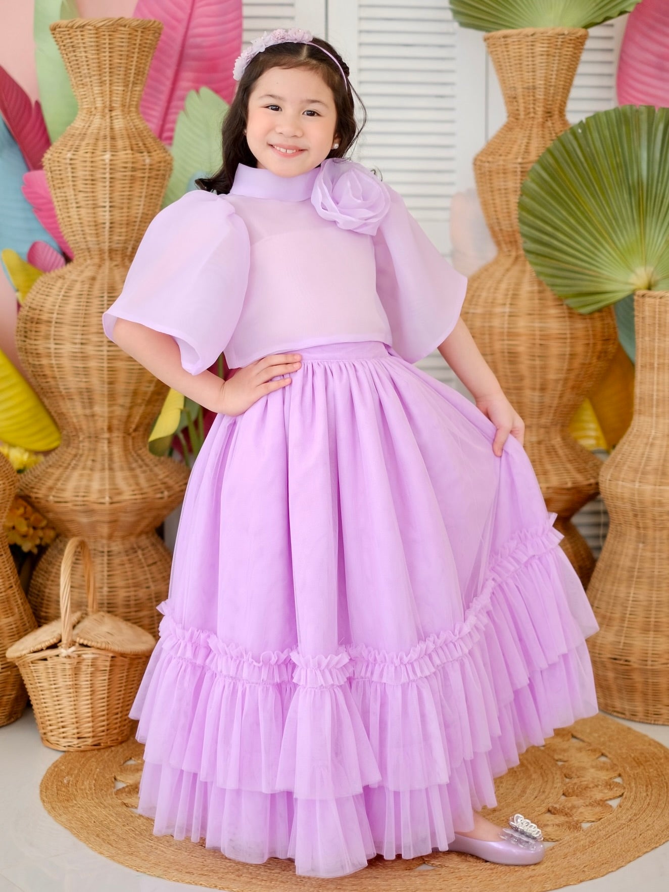 Mira Skirt in Purple | Maxi | Pre-order