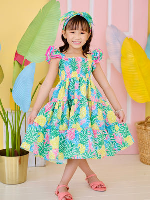 Amina Mini Dress | Pineapple