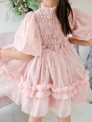 Sabrina Mini Dress | Rose Gold and Blush