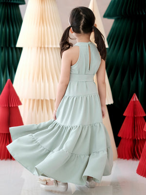 Palma Maxi Dress with Sash | Sage Green