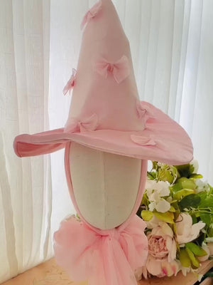 Bow Witch Hat | Blush | Backorder