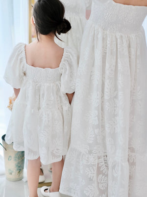 Sevilla Dress in White Lace | Women