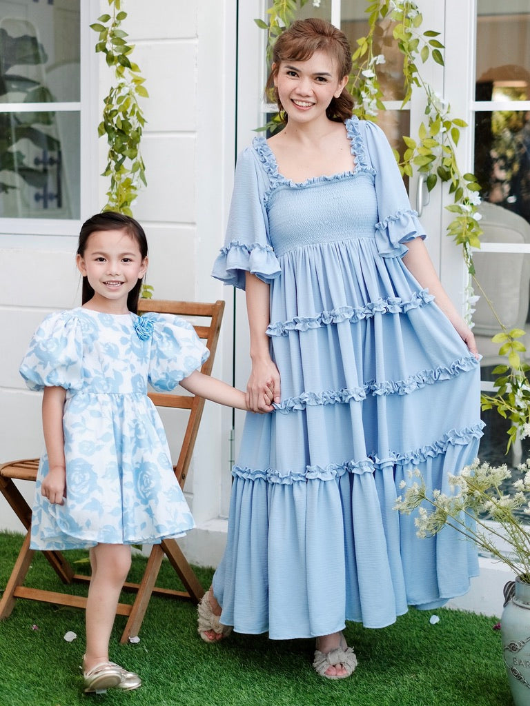 Ingrid Dress in Baby Blue | Women