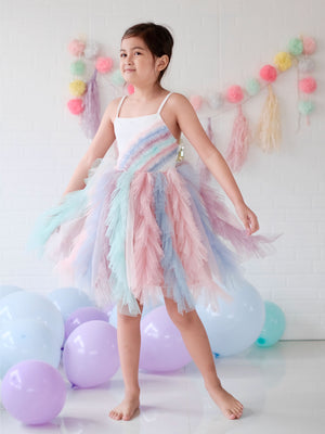 Amitola Rainbow Tutu Dress