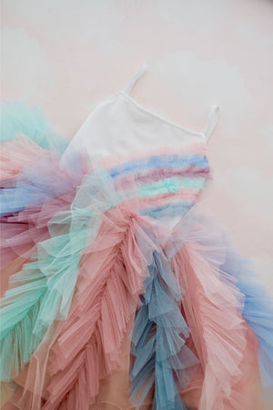 Amitola Rainbow Tutu Dress