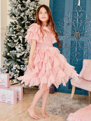 Lyra Tutu Dress | Dusty Pink