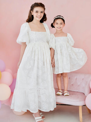 Sevilla Dress in White Lace | Women