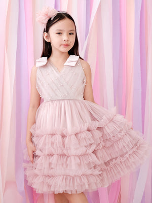 Clara Tutu Dress Dusty Pink