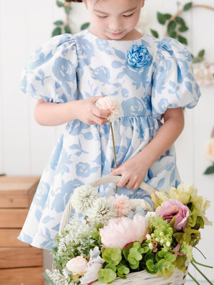 Bellerose Jacquard Dress | Baby Blue