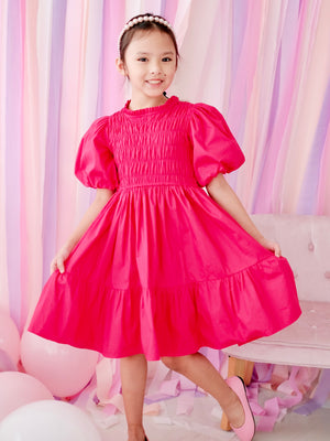 Sabrina Mini Dress | Viva Magenta