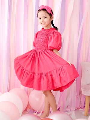 Sabrina Mini Dress | Viva Magenta