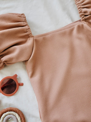 Ceara Bodysuit | Clay