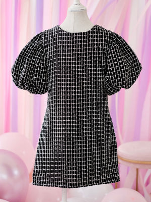 Mabelle Tweed Dress | Grid