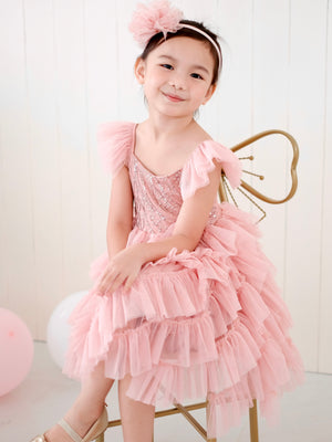 Lyra Tutu Dress | Dusty Pink