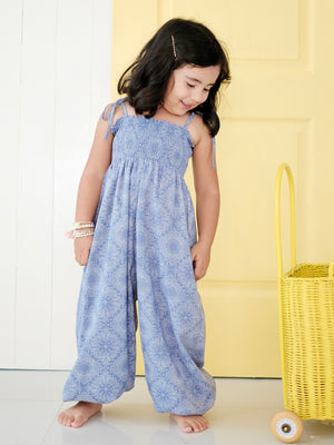 Jacoba Jumpsuit | Blue Paisley