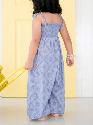 Jacoba Jumpsuit | Blue Paisley