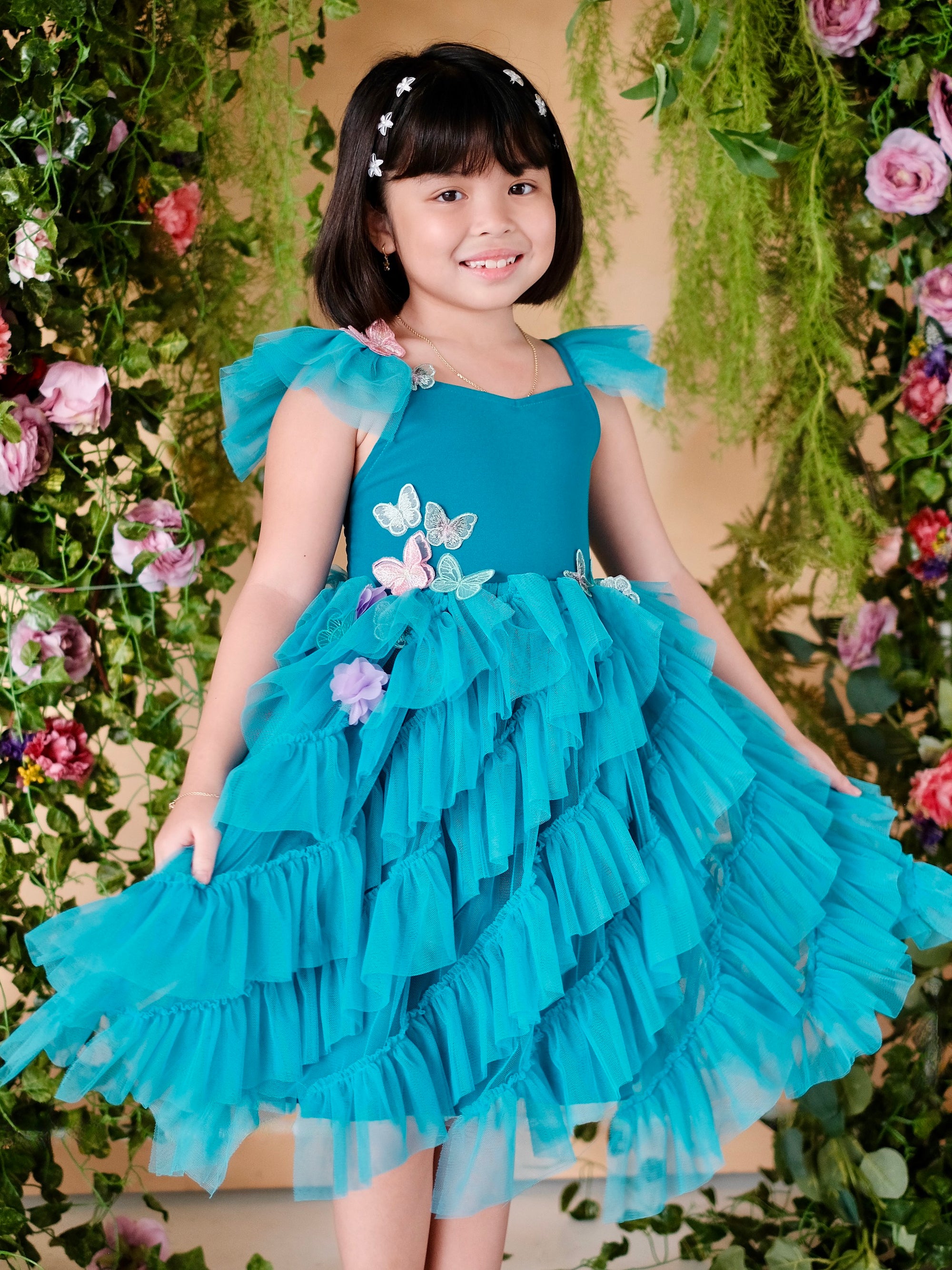 Lyra Tutu Dress | Teal