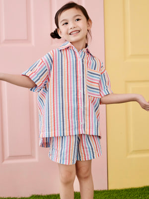 Jessie Set | Rainbow Stripes