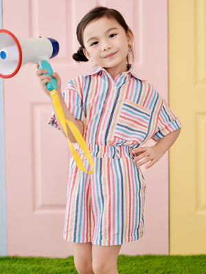 Jessie Set | Rainbow Stripes